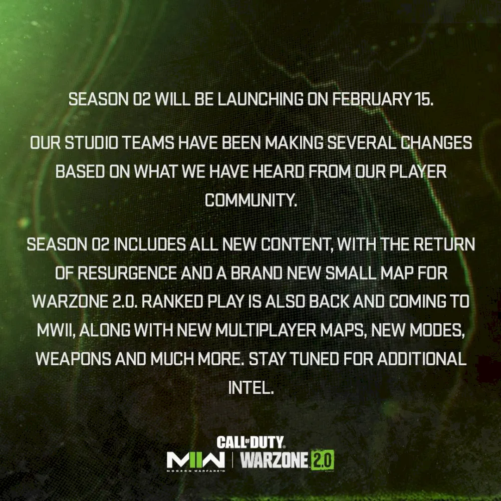 «Activision» Официально Перенесли 2 Сезона Warzone 2.0 &Amp; Modern Warfare Ii