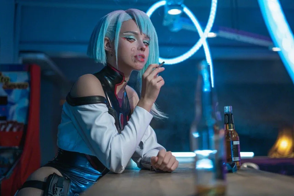 🧊 Ледяной Косплей Люси Из Cyberpunk Edgerunners