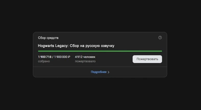 Hogwarts Legacy Русская Озвучка (2 Млн Рублей)