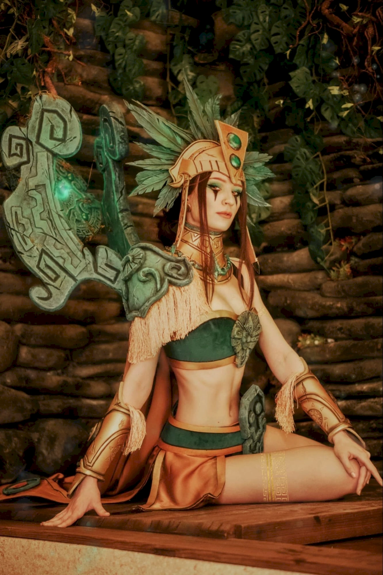 A cosplay of the Aztec Princess from Civilization Online #2