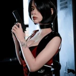 A sexy cosplay of Ada Wong from Resident Evil 2 → photo 5