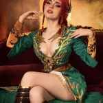 New image of Triss Merigold from The Witcher 3: candid photo shoot of Russian cosplay model → photo 1