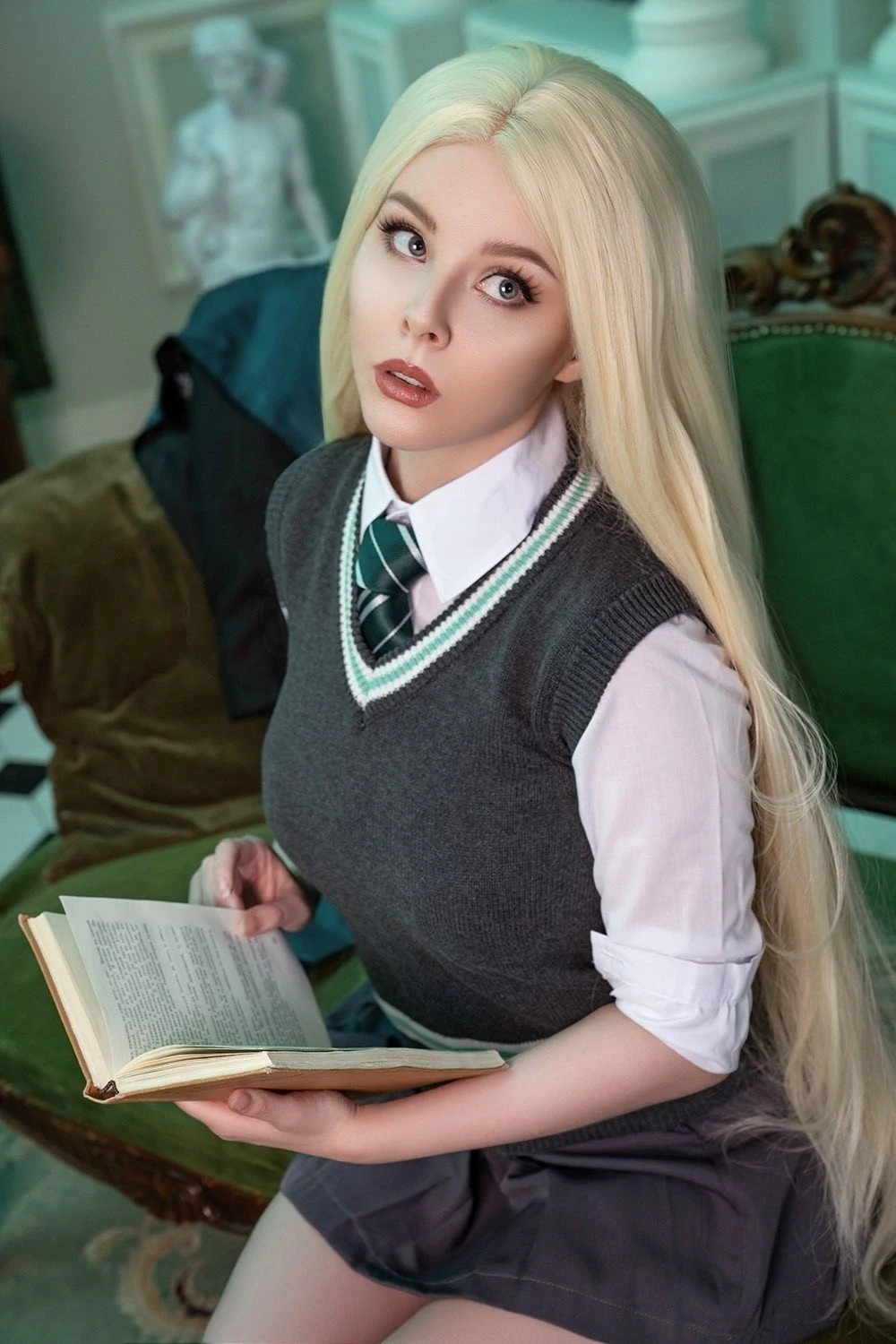 Cosplay: Russian Helly Valentine showed a slutty Slytherin student - photo №63784