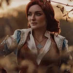 Cosplay on Triss Merigold: KATSSBY model Letyago recreated the image from The Witcher 3 → photo 3