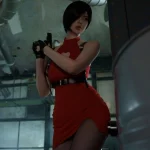 Cosplayer Vinnegal in the sexy image of Ada Wong from Resident Evil 4 → photo 1