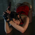 Cosplayer Vinnegal in the sexy image of Ada Wong from Resident Evil 4 → photo 2