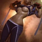 The sexy image of Cammy from Street Fighter 6. OICHI showed her breasts → photo 3