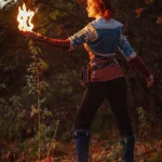Cosplay on Triss Merigold: KATSSBY model Letyago recreated the image from The Witcher 3 → photo 8