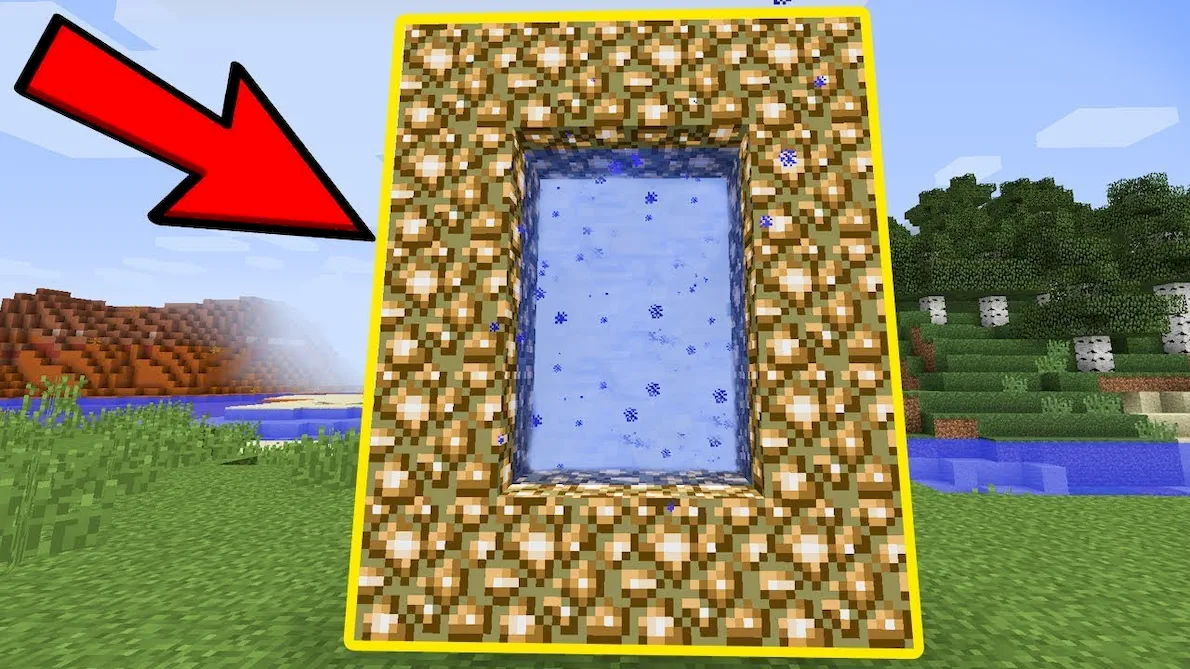 How to make a portal to Paradise in Minecraft - photo №64635