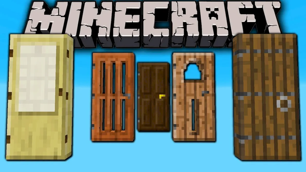 How to make a door in Minecraft - photo №64627