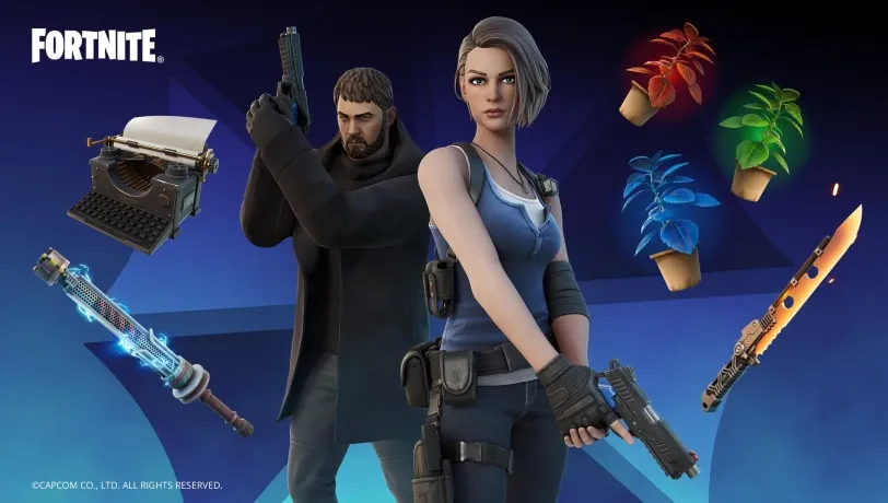 S.T.A.R.S squad: Chris Redfield and Jill Valentine are in Fortnite. - photo №83091
