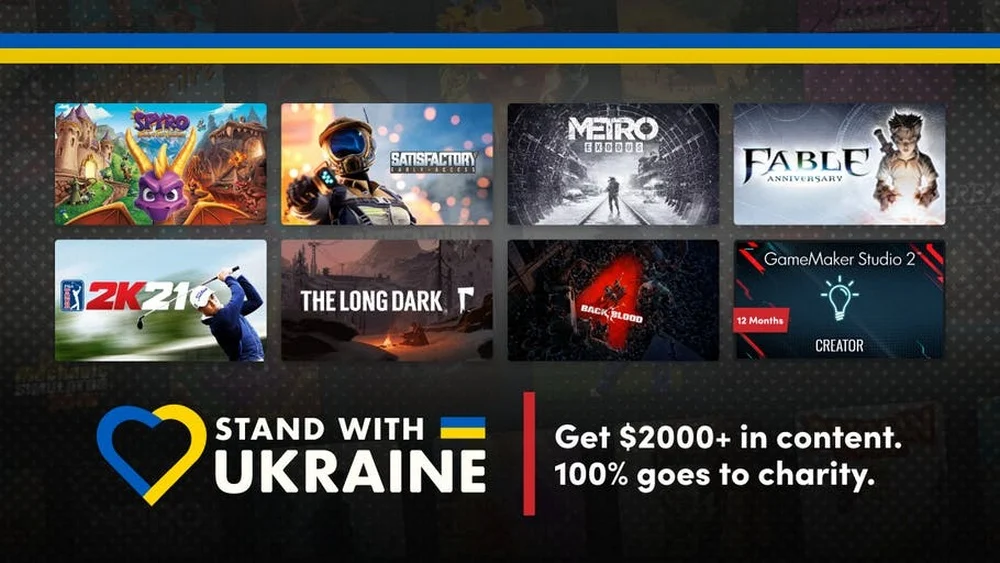 Stand With Ukraine - A Large Gaming Bundle from Humble Bundle. - photo №87003