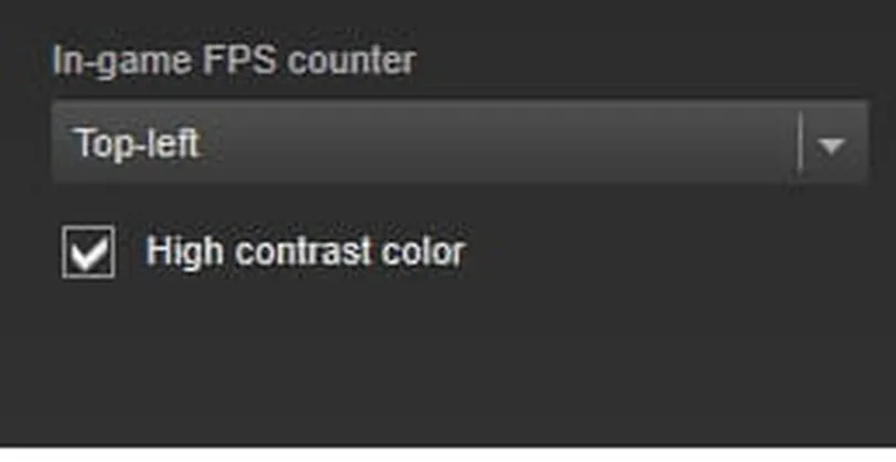 Displaying the FPS counter in Steam. → photo 6